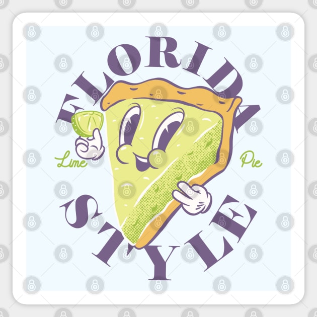 Key Lime Pie | Florida Style Sticker by anycolordesigns